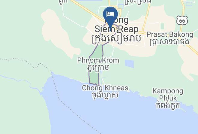 Moon Angkor Boutique Hotel Karte - Siem Reap - Siem Reab Town