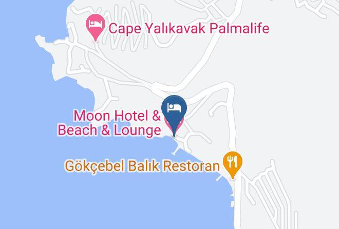 Bodrum - Moon Hotel & Beach & Lounge Maps