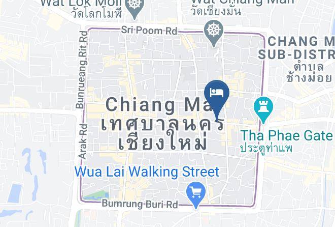 Amphoe Mueang Chiang Mai - Moon Dragon Hotel Maps