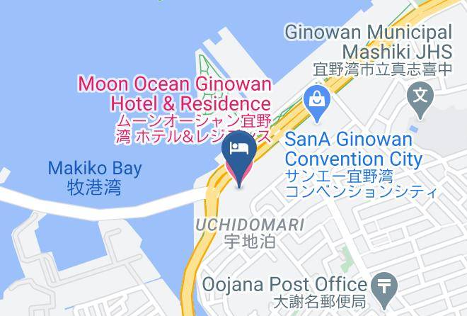 Ginowan City - Moon Ocean Ginowan Hotel & Residence Maps