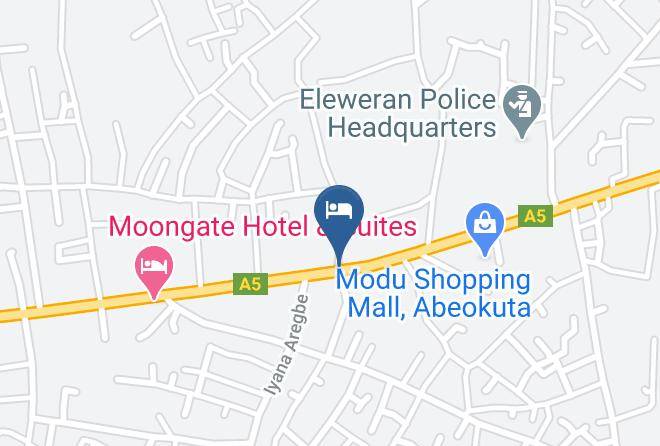 Abeokuta South - Moongate Hotel Obantoko Maps