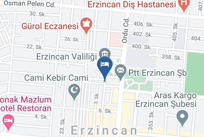 Erzincan Inonu - Moonlight Apar Otel Maps
