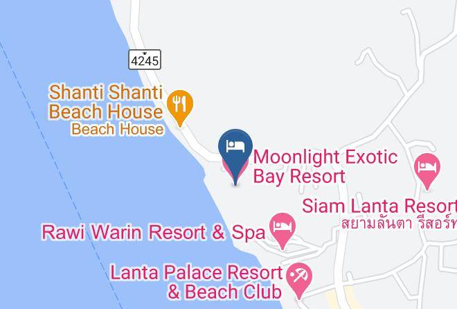 Amphoe Ko Lanta - Moonlight Exotic Bay Resort Maps