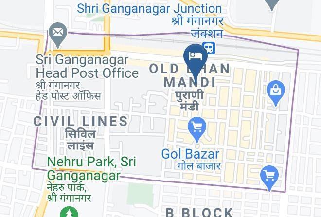 Ganganagar - Moonlight Hotel Maps