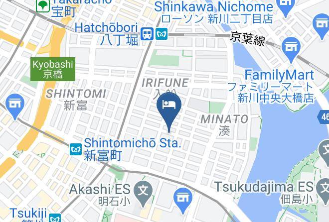 Chuo Ward - Moonoka Hotel Maps