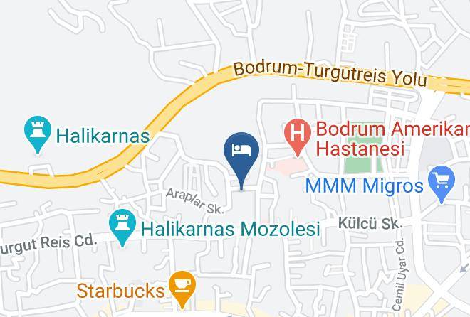Bodrum - Moonshine Hotel & Suites Maps