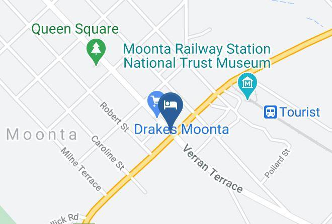 Copper Coast - Moonta Hotel Maps