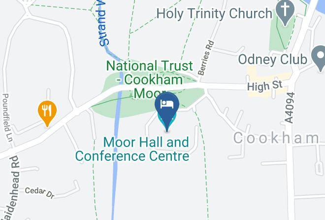 Windsor And Maidenhead - Moor Hall And Conference Centre Maps