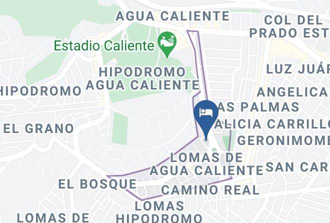 Tijuana - Moora Hospedaje Bnb Maps