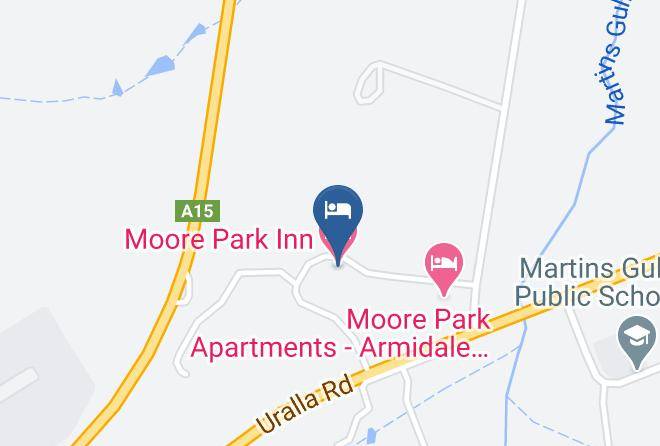 Armidale Regional - Moore Park Inn Maps