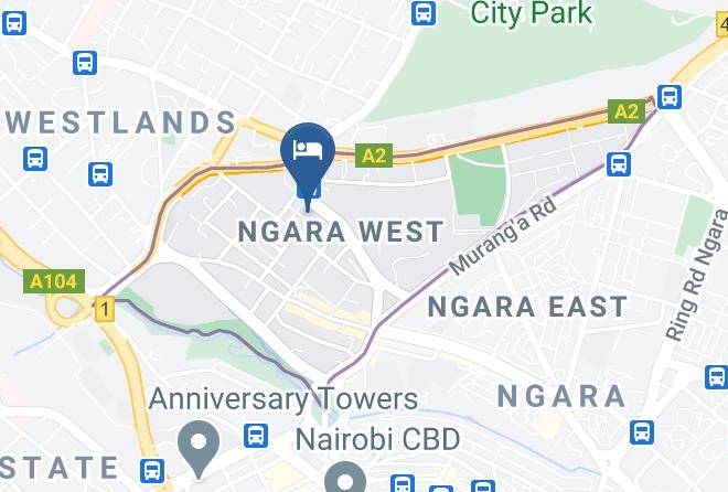 Nairobi - Mooreland Hotel Maps