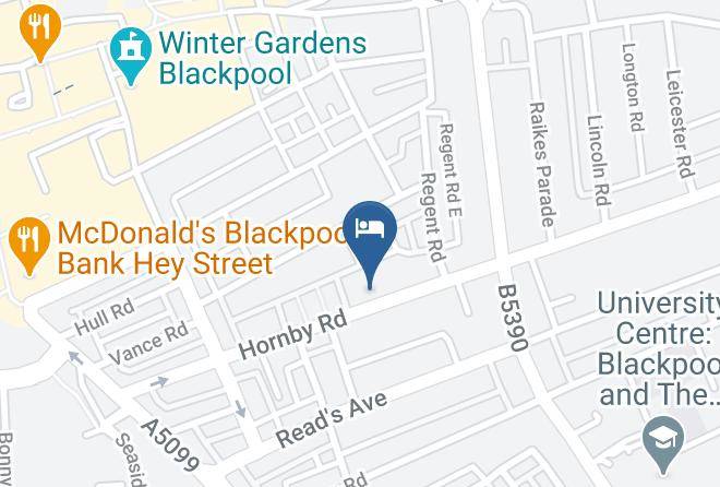 Blackpool - Moorfield Hotel Maps