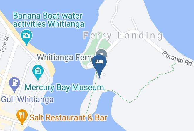 Thames Coromandel - Mooring Lane Lodge Maps