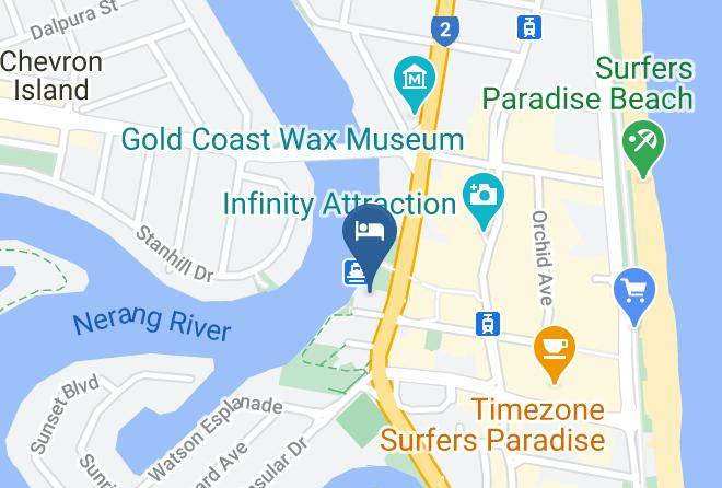 Gold Coast - Moorings On Cavill Maps