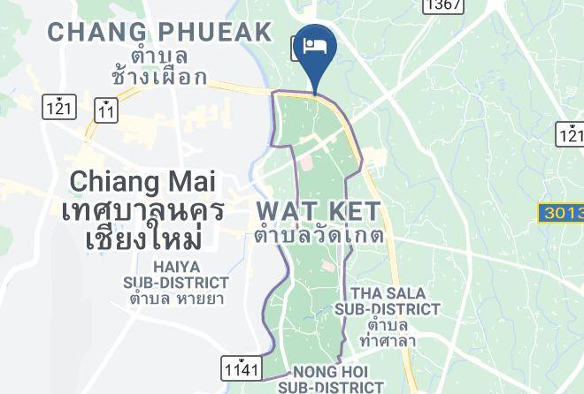 Amphoe Mueang Chiang Mai - Moose Hotel Chiangmai Maps