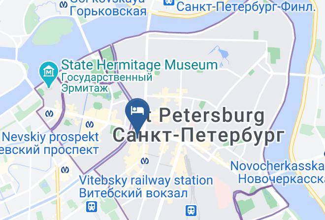 Saint Petersburg - Mops Hotel And Spa Maps