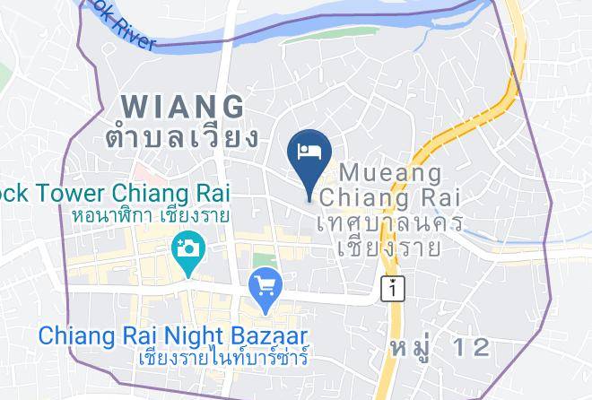 Mueang Chiang Rai District - Mora Boutique Hotel Maps