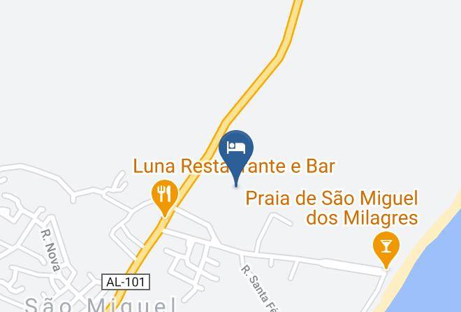 Sao Miguel Dos Milagres - Morada De Charme Milagres Maps