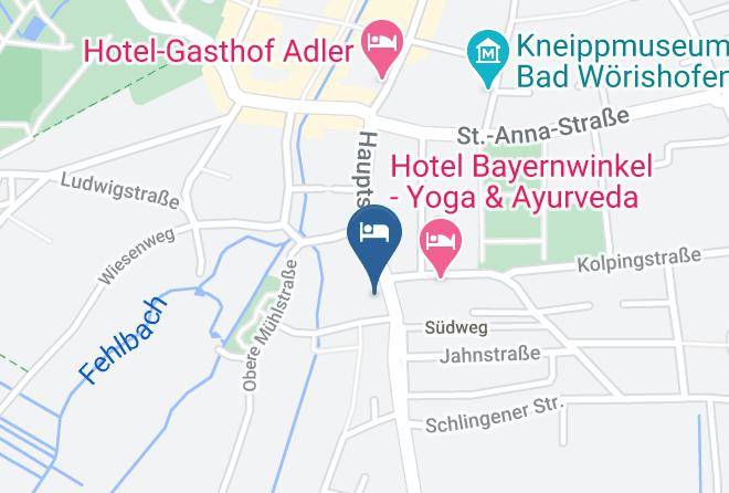 Unterallgau - Morada Hotel Bad Worishofen Maps