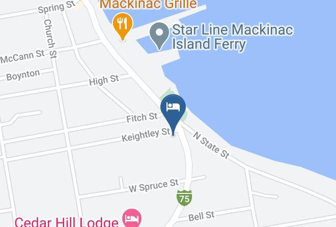 Mackinac County - Moran Bay Motel Maps