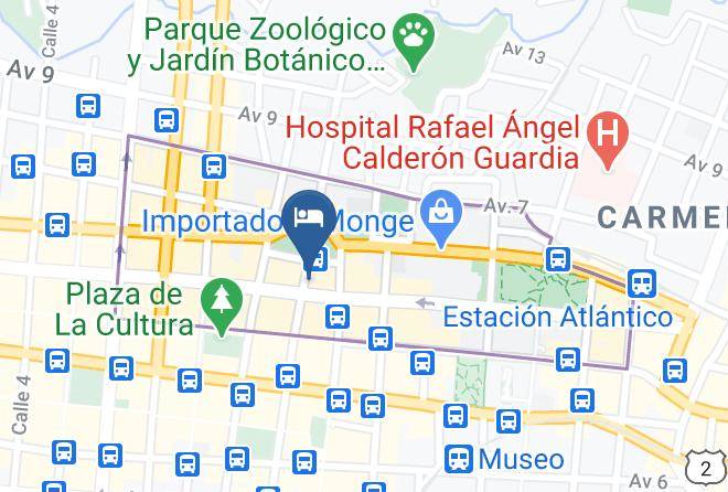 San Jose - Morazan Hotel & Casino Maps
