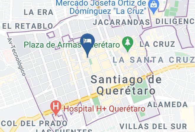 Santiago De Queretaro - Morazul Hotel Boutique Maps
