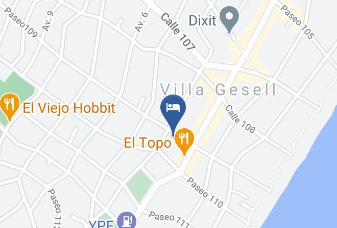 Villa Gesell - Moremi Gesell Maps