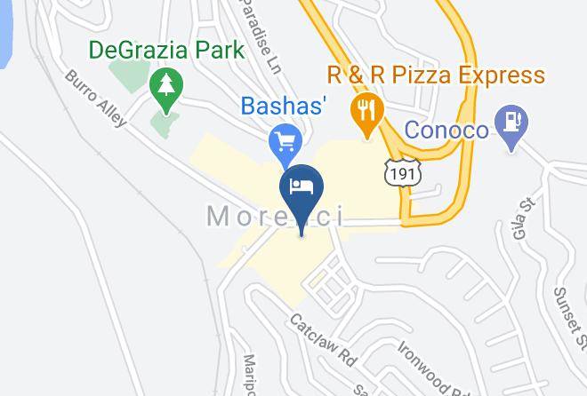 Greenlee - Morenci Motel Maps