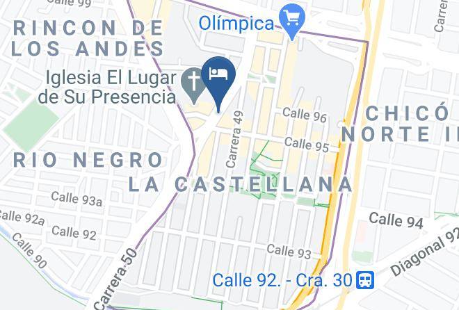 Bogota - Moreno Hotel Maps