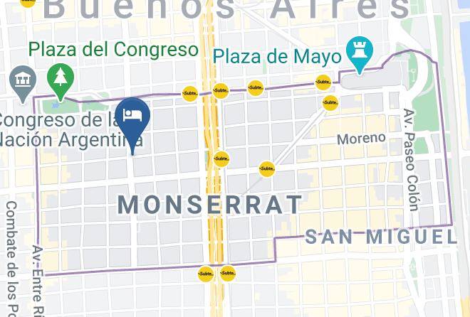 Autonomous City Of Buenos Aires - Moreno Hotel Maps