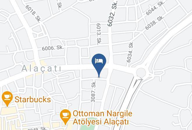 Cesme - Morera Otel Maps