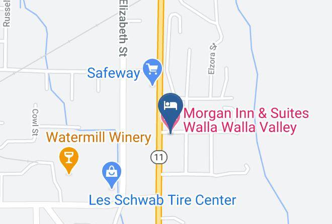 Umatilla - Morgan Inn & Suites Walla Walla Valley Maps