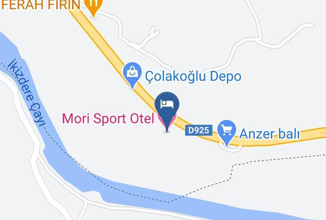 Of - Mori Sport Otel Maps
