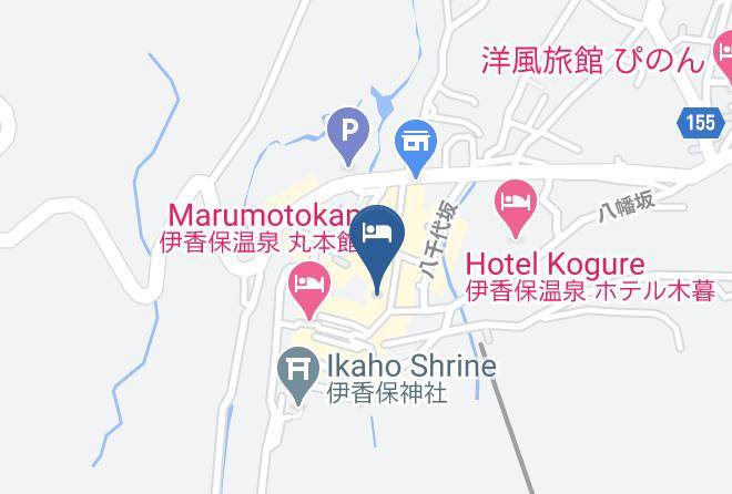 Shibukawa City - Moriaki Ryokan Maps