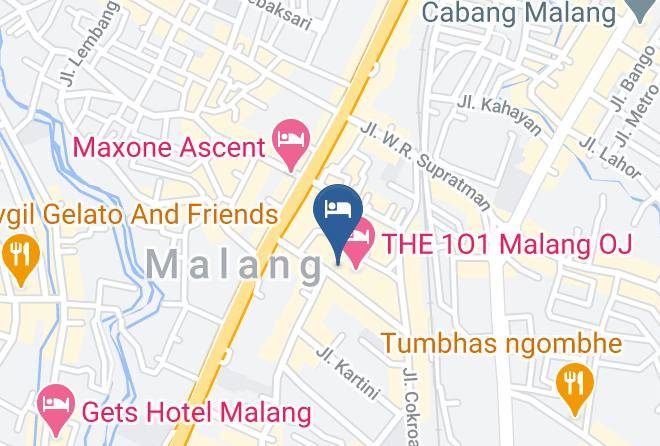 Kota Malang - Morina Smart Hotel Maps