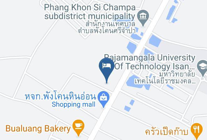 Amphoe Phang Khon - Morinaka Craftfe' & Poshtel Maps