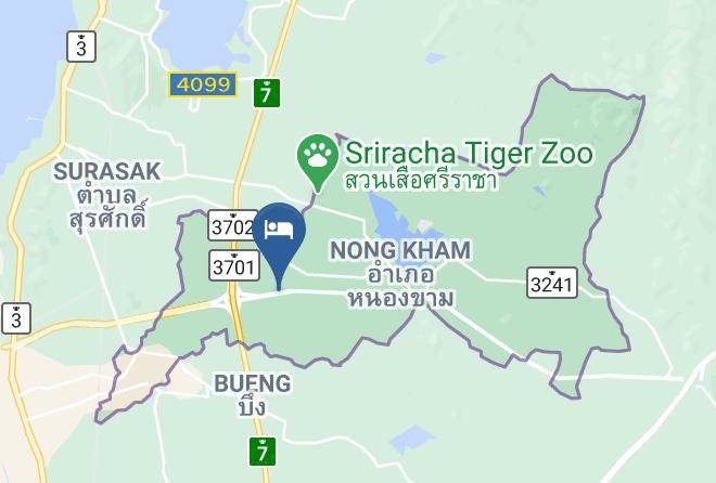 Si Racha District - Morino Hotel Si Racha Maps