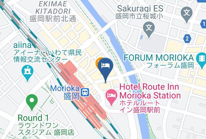 Morioka City - Morioka City Hotel Maps