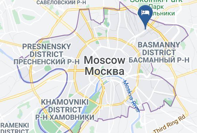 Moscow - Morion Hotel Maps