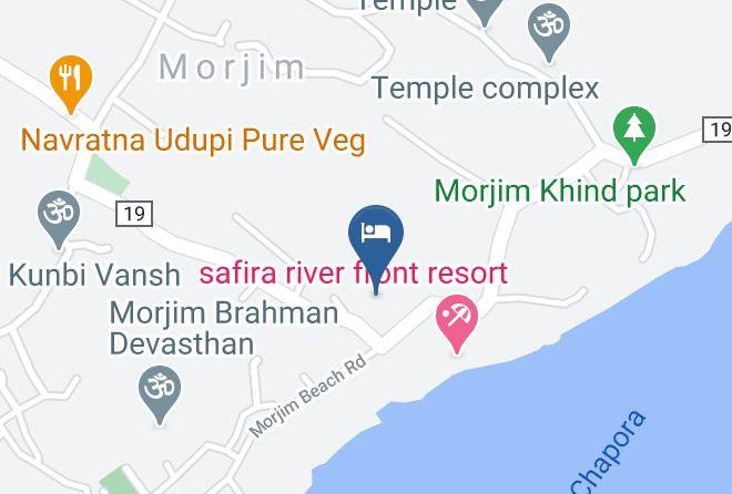 Morjim Bay Resort Map