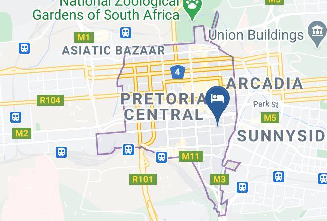 City Of Tshwane - Morning Star Express Hotel Maps