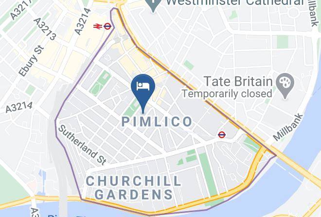 London - Mornington Hotel London Victoria Maps