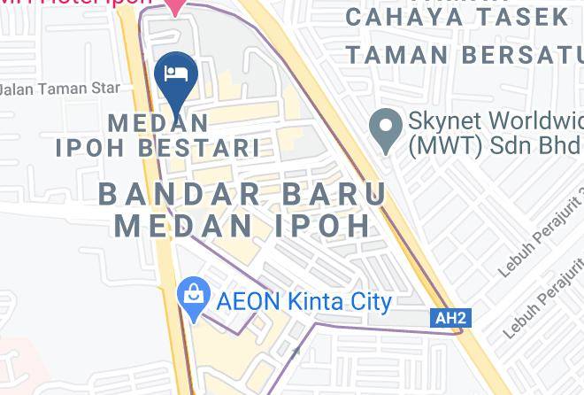 Mornington Hotel Medan Ipoh Map