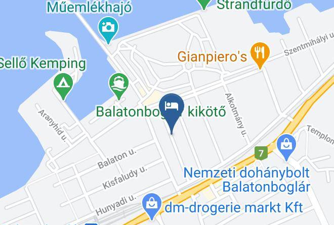 Balatonboglar - Morocz Vendeghaz Maps