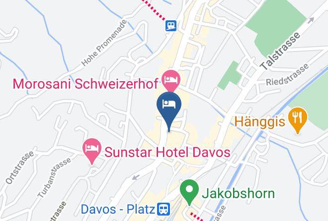 Prattigau Davos - Morosani Posthotel Maps