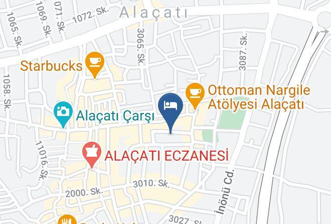 Morro Otel Alacati Map