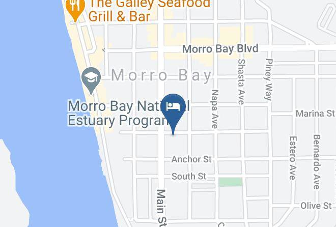San Luis Obispo - Morro Bay Sandpiper Inn Maps