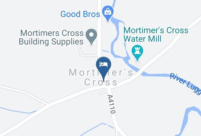Mortimers Cross Inn Map