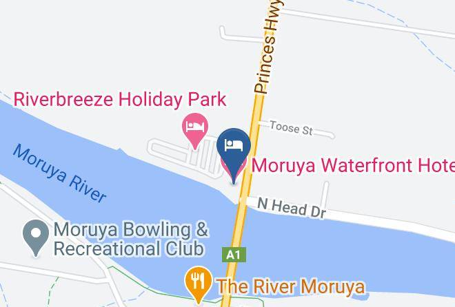 Eurobodalla - Moruya Waterfront Hotel Motel Maps