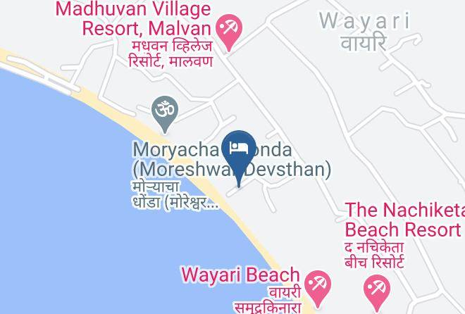 Malwan - Morya Beach Resort Maps